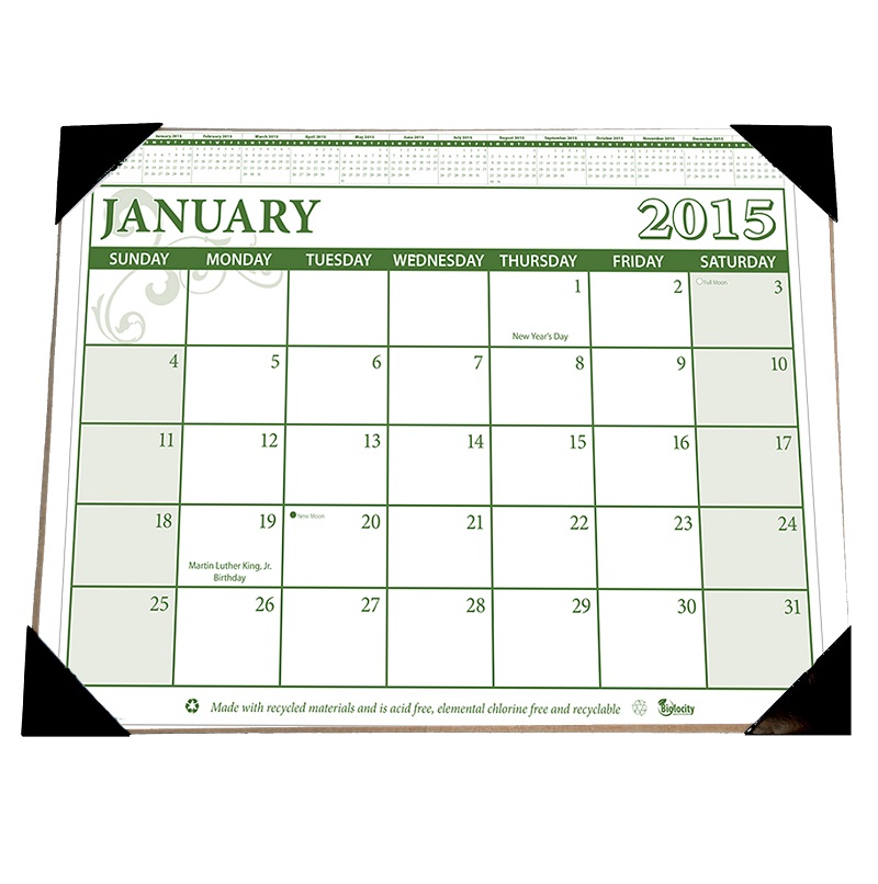 17x22 inch Desk Calendar